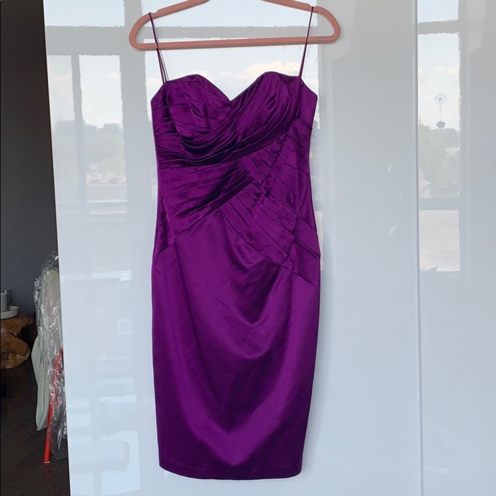 Purple jewel toned Dina Bar-el dress